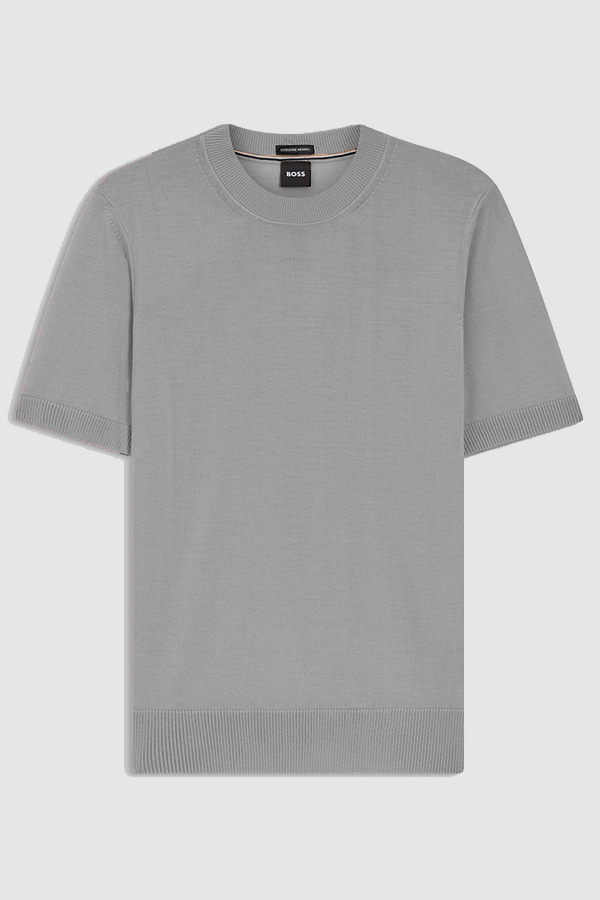 ΠΛΕΚΤΗ ΜΠΛΟΥΖΑ BOSS - 041 ΓΚΡΙ